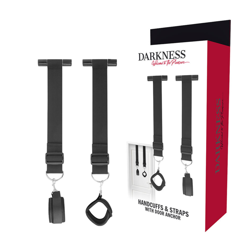 DARKNESS BONDAGE pouta na ruce na dveře