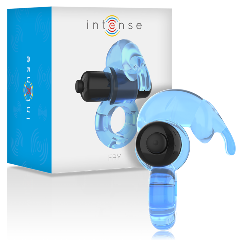 Vibrační penisový kroužek INTENSE FOR HIM Fry Blue