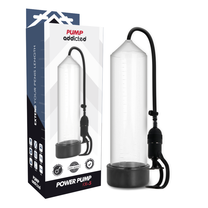 Penisová pumpa PUMP ADDICTED RX5