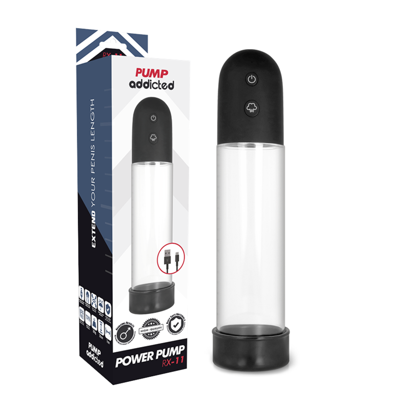 Automatická vakuová pumpa na penis PUMP ADDICTED RX11