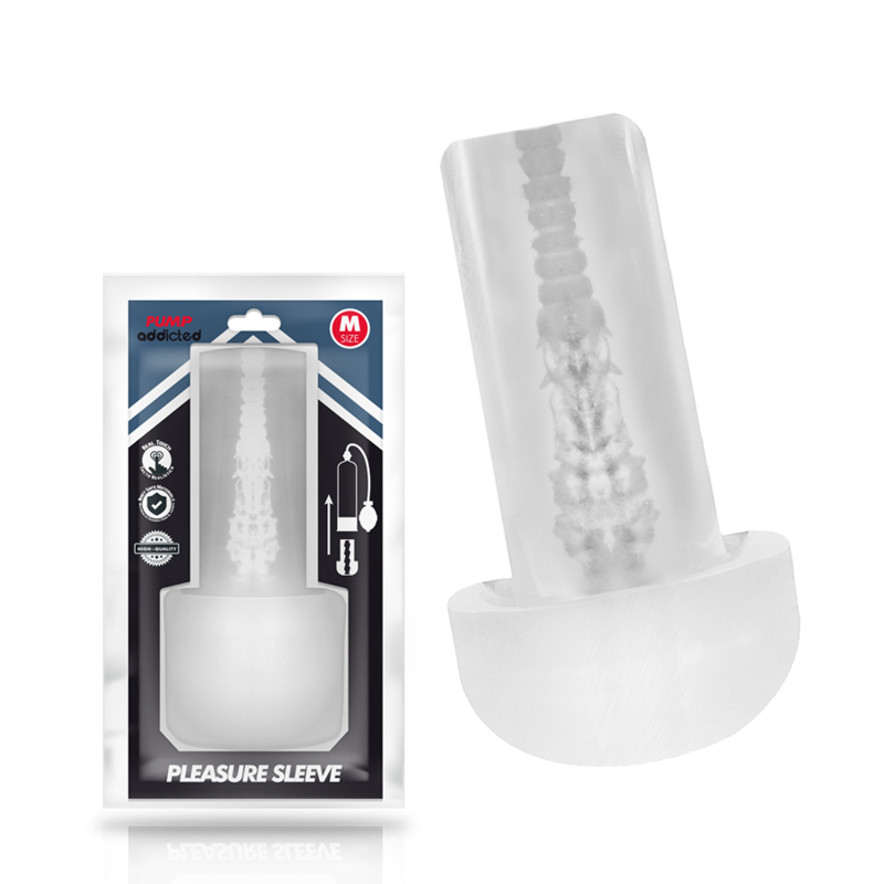 Masturbační návlek PUMP ADDICTED Pleasure Sleeve, velikost M