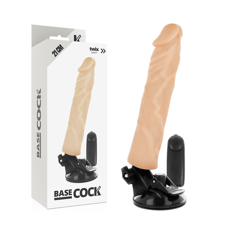 BASECOCK realistický vibrátor s dálkovým ovládáním