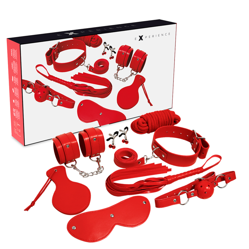 Dárková sada erotických pomůcek EXPERIENCE BDSM Red Series