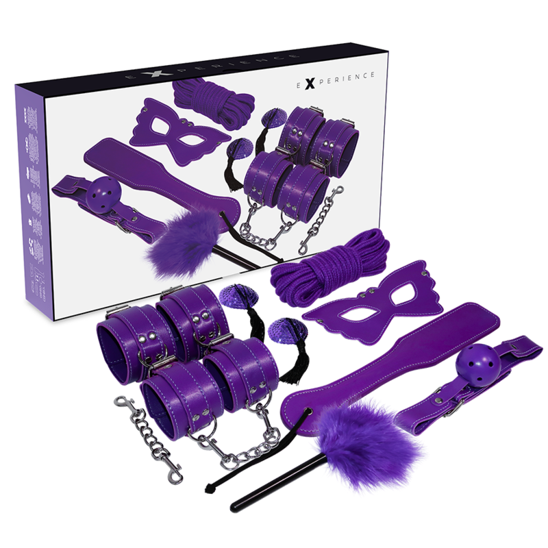 EXPERIENCE Purple Series BDSM sada 8 kusů