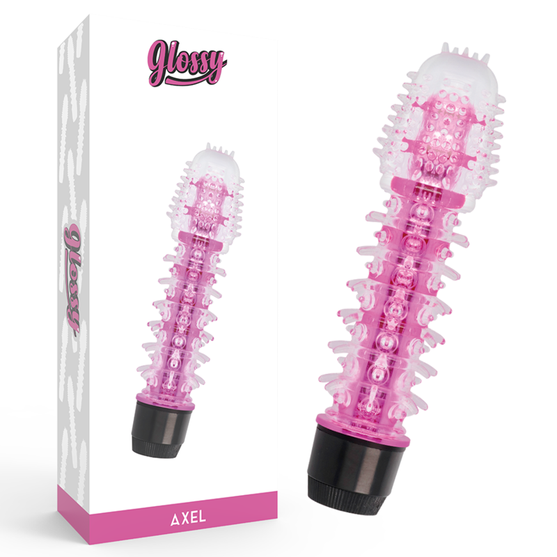 Vibrátor GLOSSY Axel, růžový