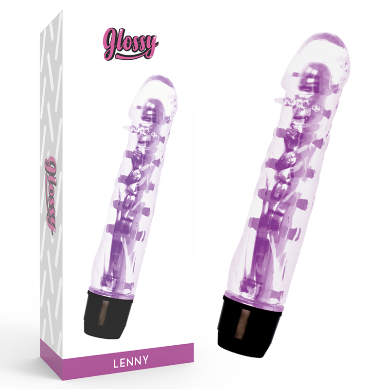 Vibrátor GLOSSY Lenny, fialový
