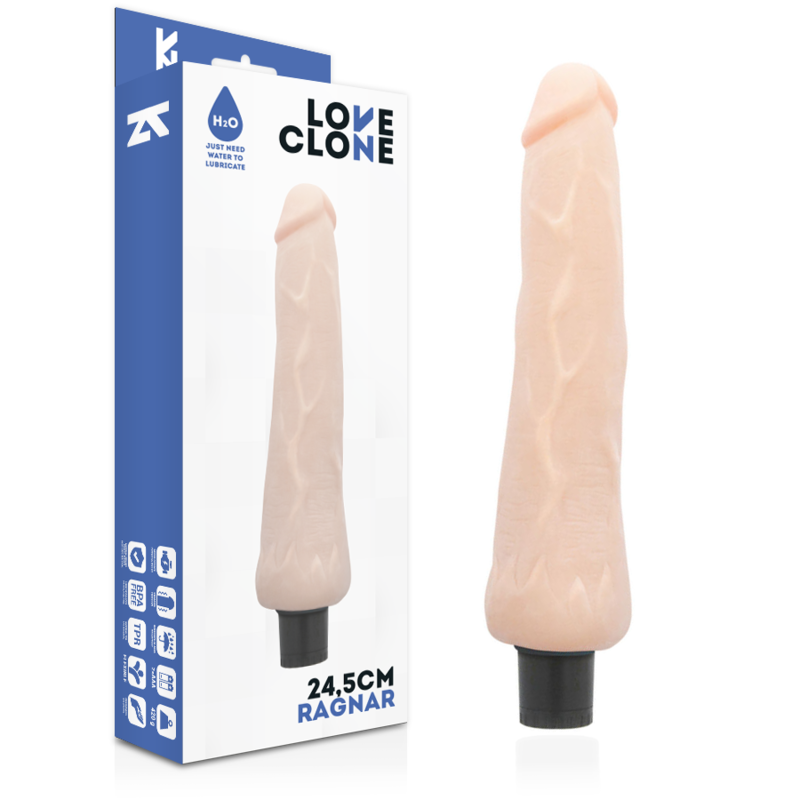 Realistický vibrátor LOVECLONE Ragnar s aktivací vodou