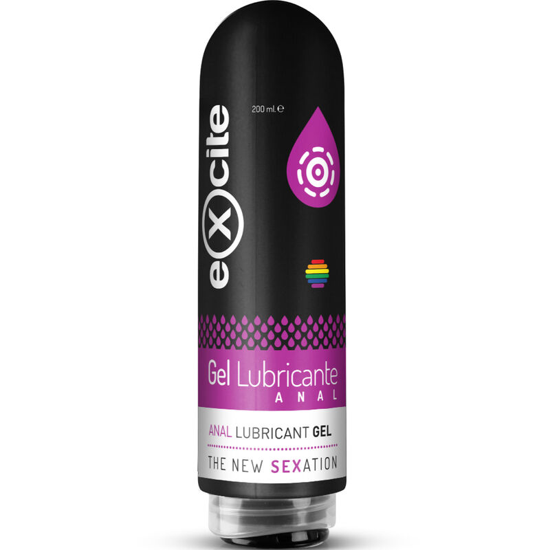 EXCITE anální lubrikační gel s jahodovou vůní, 200 ml
