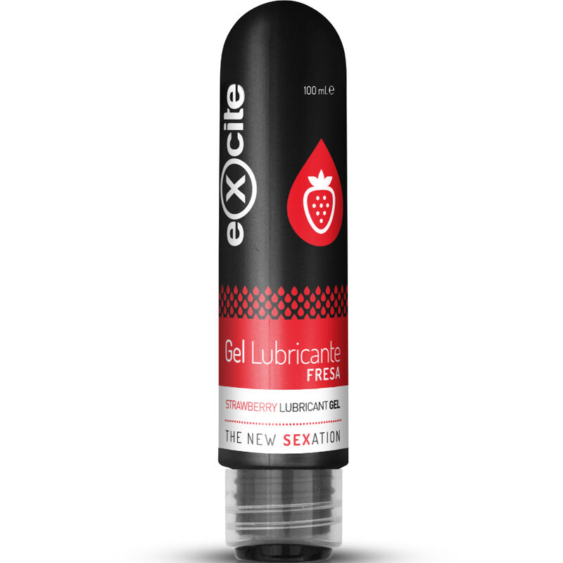 EXCITE lubrikační gel s jahodovou příchutí, 100 ml