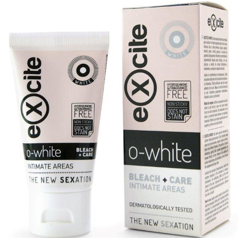 EXCITE O WHITE Pečující krém pro intimní partie, 50 ml