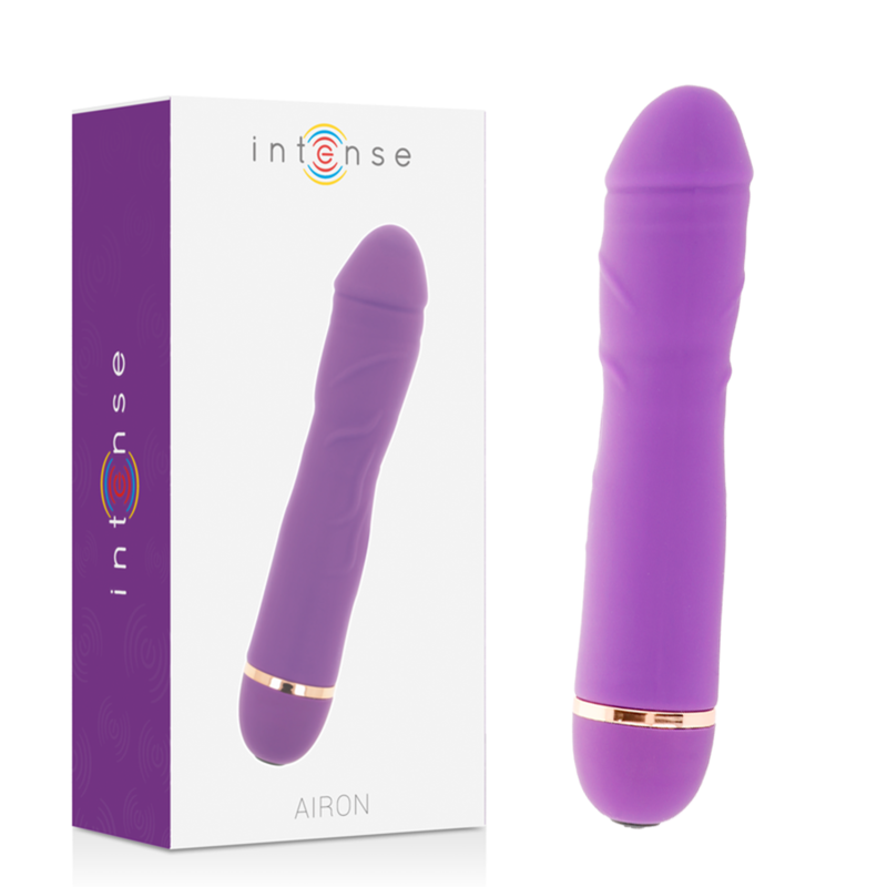 Vibrátor INTENSE Airon ze silikonu, šeříkový