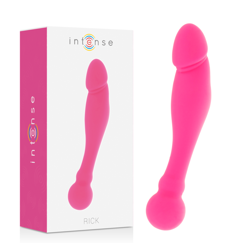 INTENSE Rick Dual silikonové dildo, růžové