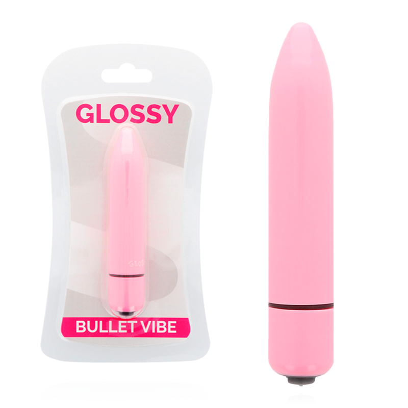 GLOSSY Thin Vibe, růžový minivibrátor