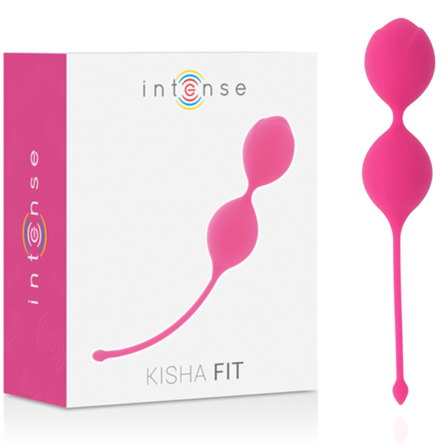 INTENSE Kisha Fit silikonové venušiny kuličky, fuchsiové