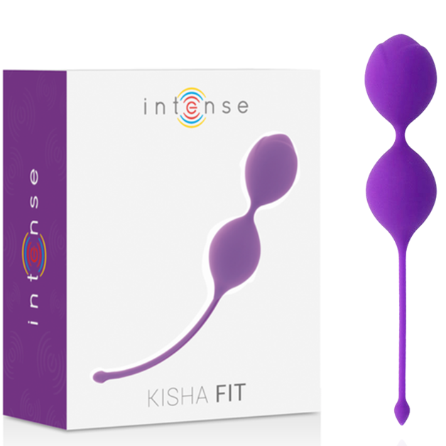 Silikonová venušina kulička INTENSE Kisha Fit, šeříková