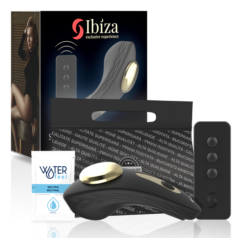 Vibrační kalhotky ze silikonu s dálkovým ovládáním a 9 režimy IBIZA TECHNOLOGY