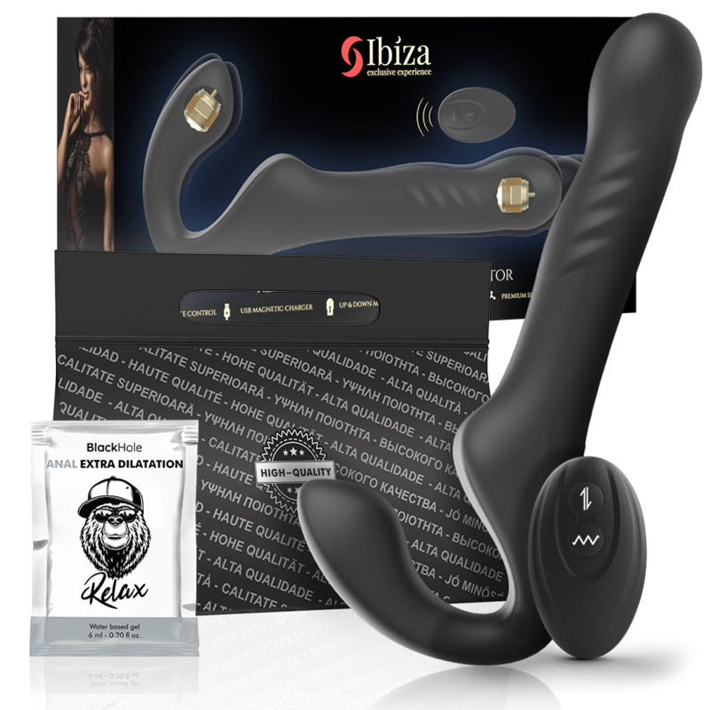 Ibiza Bezpáskový Vibrátor S Dálkovým Ovládáním Up Down