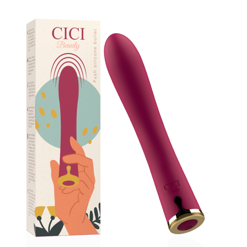 CICI BEAUTY Premium Silicone Push Bullet mini vibrátor