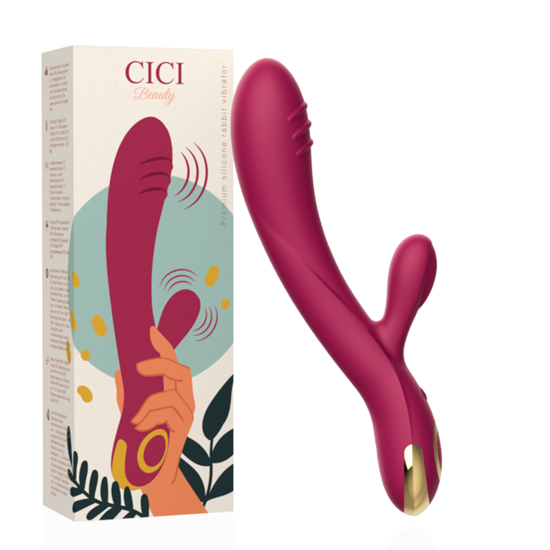 Rabbit vibrátor CICI BEAUTY ze silikonu