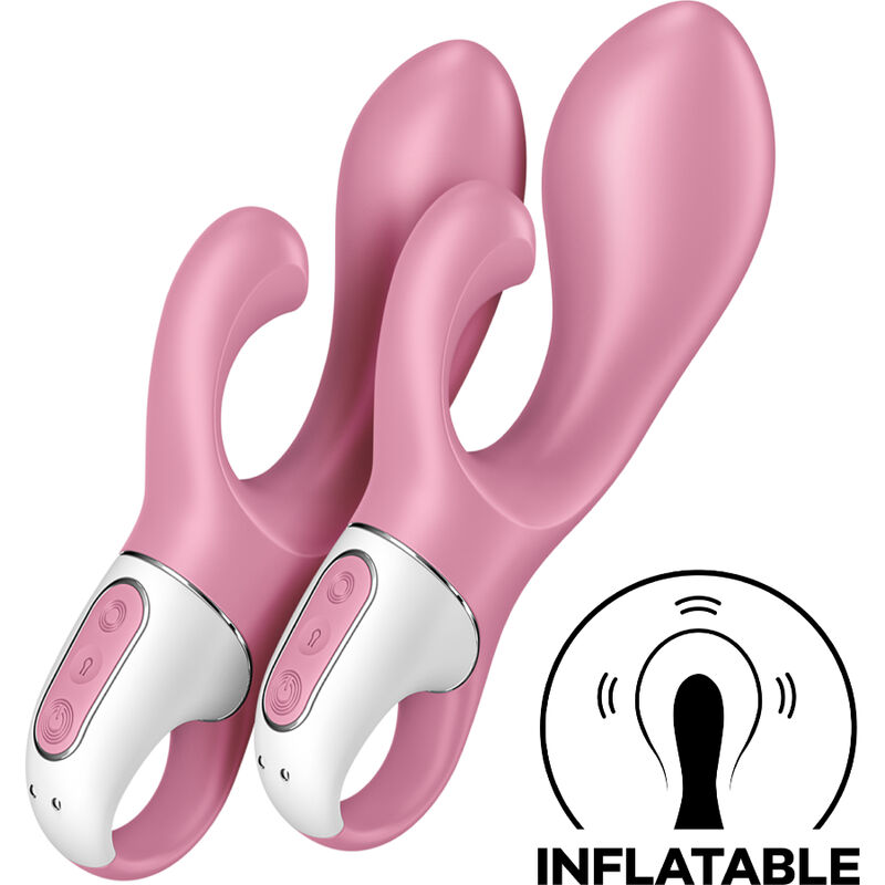 Vibrátor Satisfyer Air Pump Bunny 2, růžový