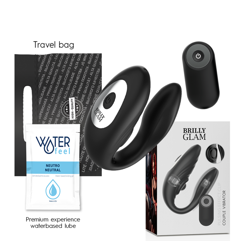 Brilly Glam Couple Pulsing & Vibrating vibrátor s dálkovým ovládáním