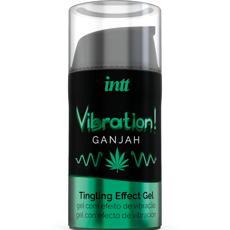 INTT Vibration Cannabis stimulační intimní gel 15 ml