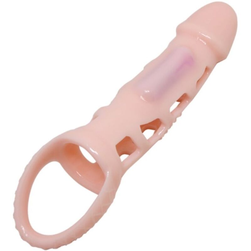 Penilní návlek Pretty Love Harrison s vibracemi, 13,5 cm