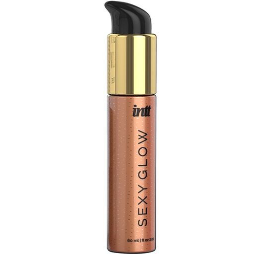 Tělový krém INTT Sexy Glow se zlatým třpytem, 60 ml