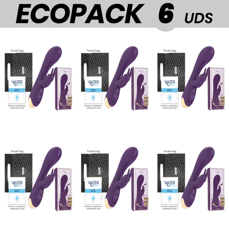 Ecopack 6 Kusů Vibrátor Treasure Laurence Rabbit Kompatibilní S Technologií Watchme Wireless