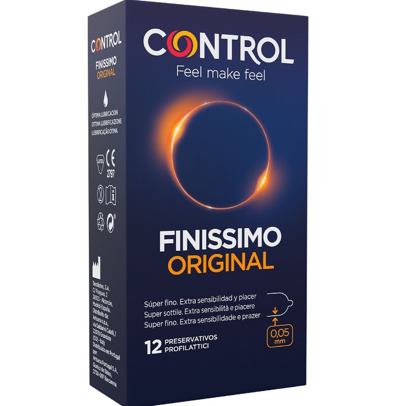 Tenké kondomy Control Finissimo, 12 kusů