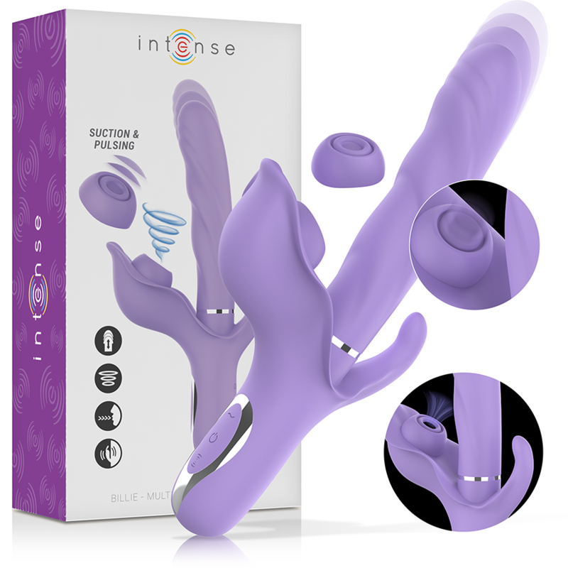 Vibrátor INTENSE BILLIE Rabbit se sací stimulací