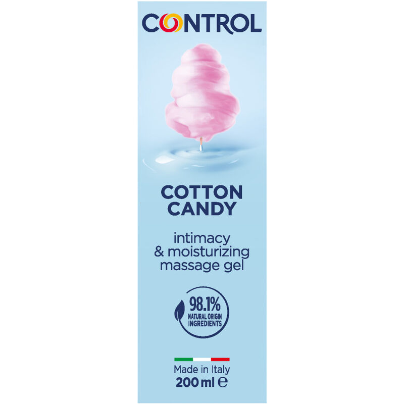 Masážní gel CONTROL Cotton Candy 200 ml