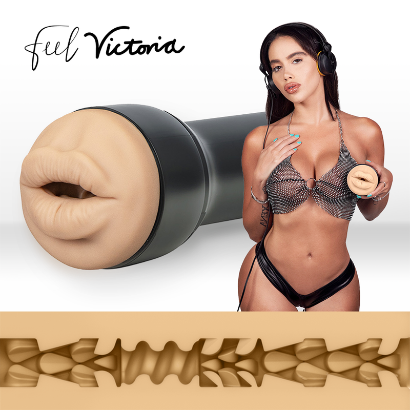 KIIROO Feel Victoria June Boca masturbátor na orální sex