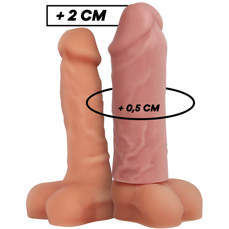 Silikonový návlek na penis VIRILXL V3