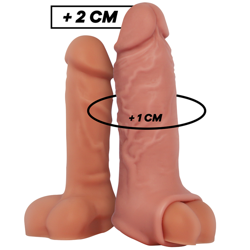 Silikonový návlek na penis VIRILXL V9
