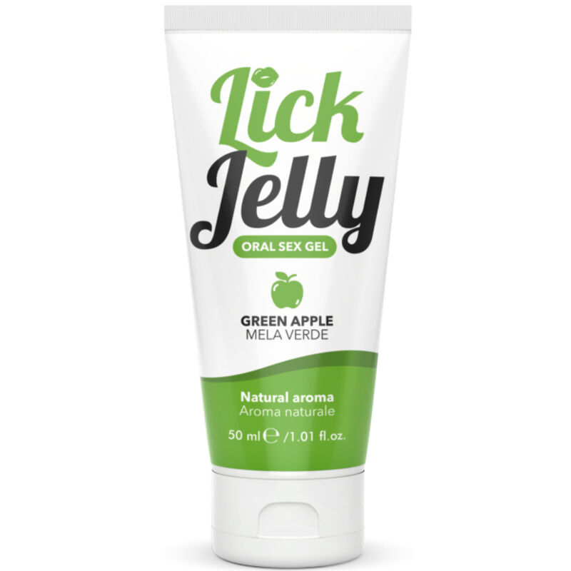 Intimateline Lick Jelly lubrikační gel s příchutí zeleného jablka, 50 ml