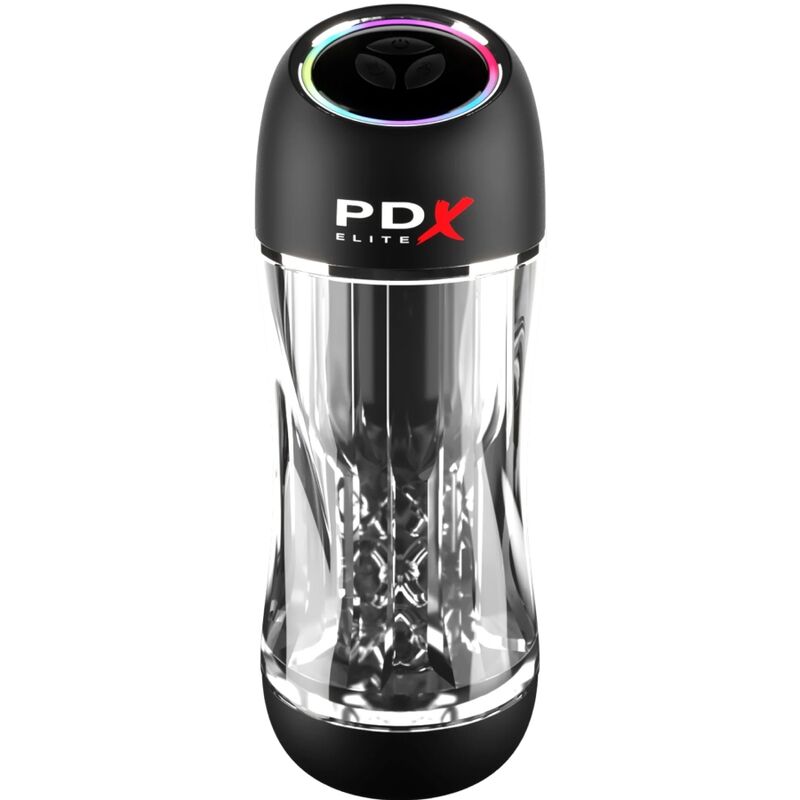 Automatický masturbátor PDX ELITE Viewtube Pro, průhledný