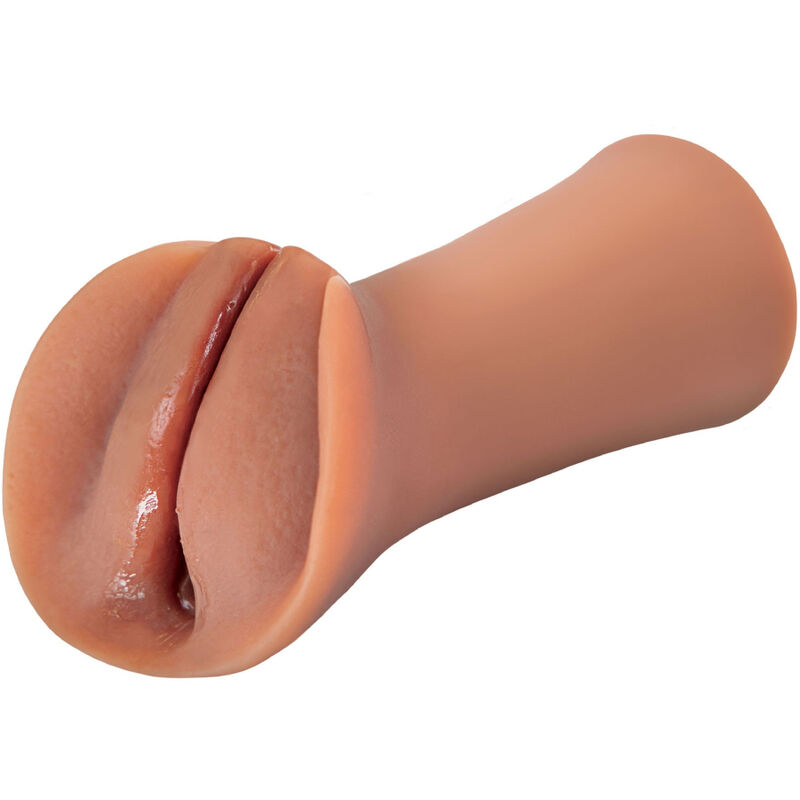 PDX Extreme Slippery Slit masturbátor v barvě karamelu