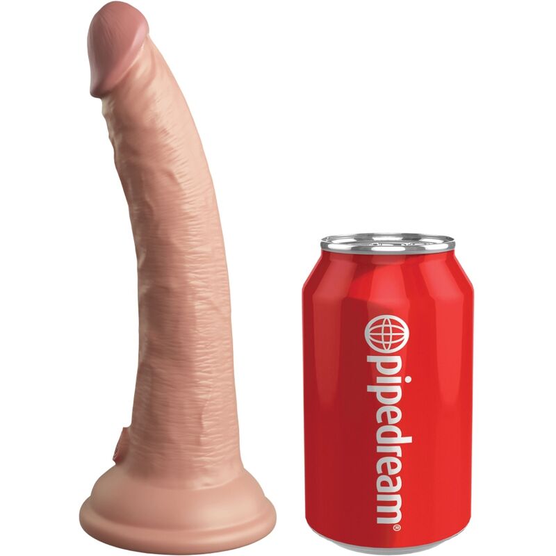 Realistické silikonové dildo KING COCK Elite, 17,8 cm