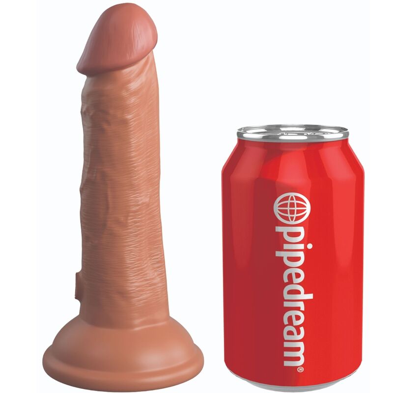 Realistický vibrátor KING COCK Elite s přísavkou, 15,2 cm