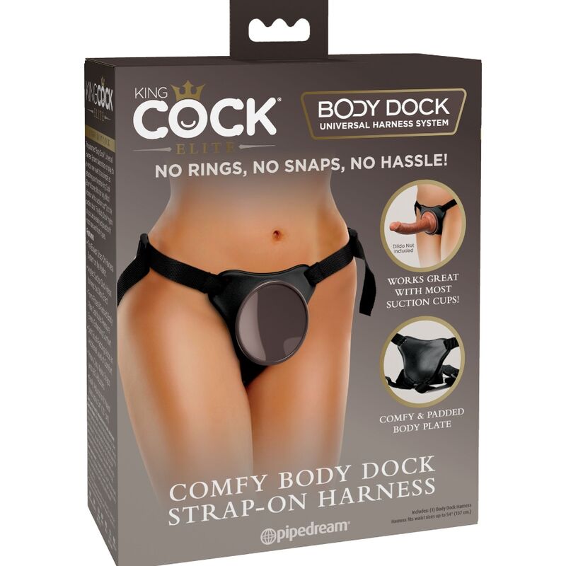 KING COCK Elite nastavitelný strapon s Body Dock