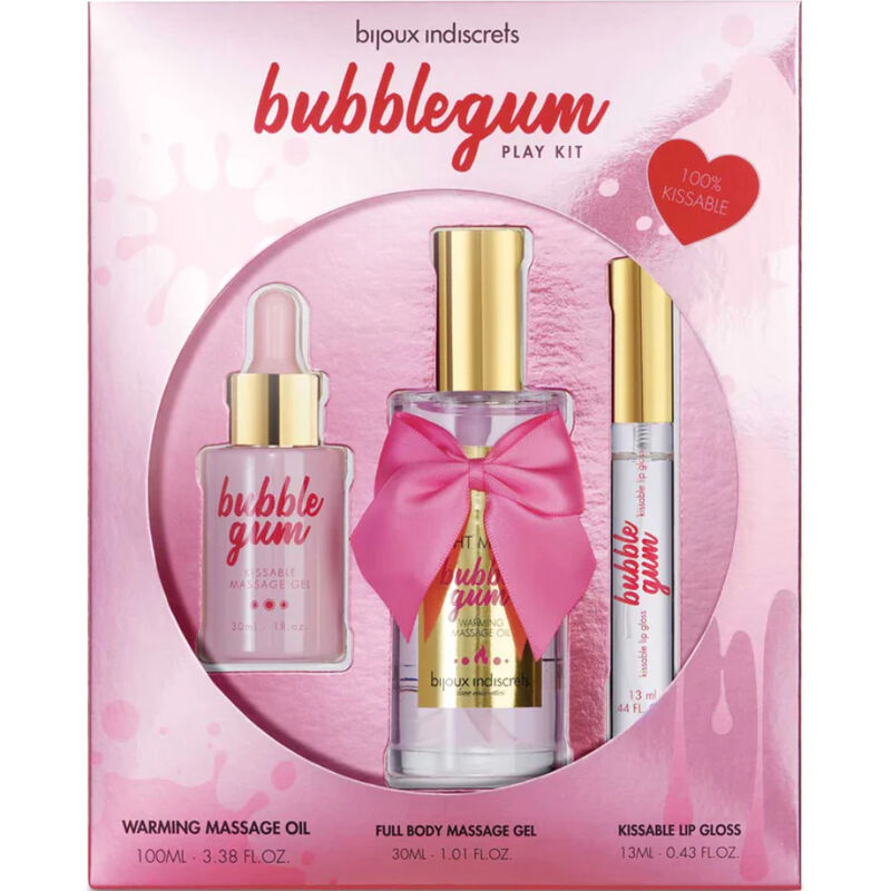 Bijoux Indiscrets Bubblegum Play Kit dárková sada na masáž