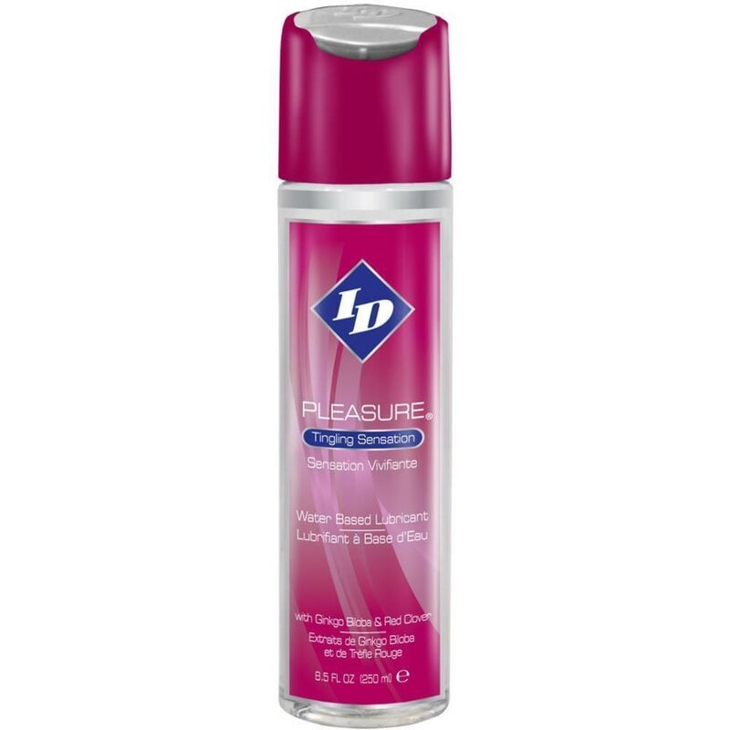 ID Pleasure lubrikační gel na vodní bázi s brnivým efektem, 250 ml