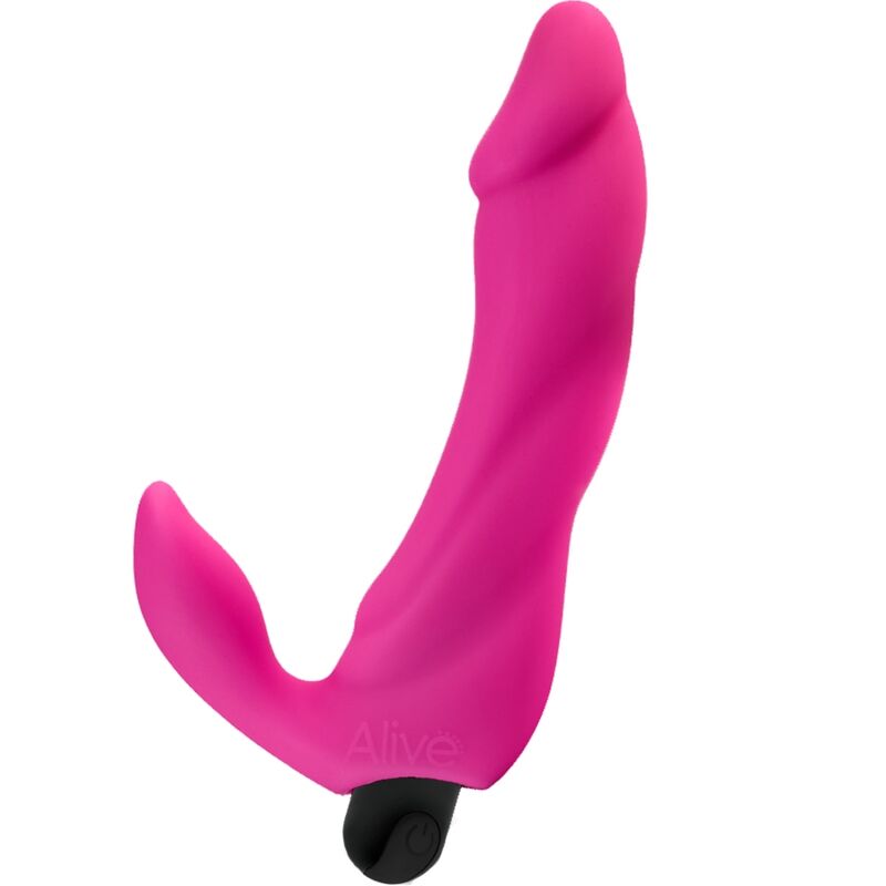 Vibrátor dildo Bifun Pro pro bod G a klitoris s 10 programy ALIVE