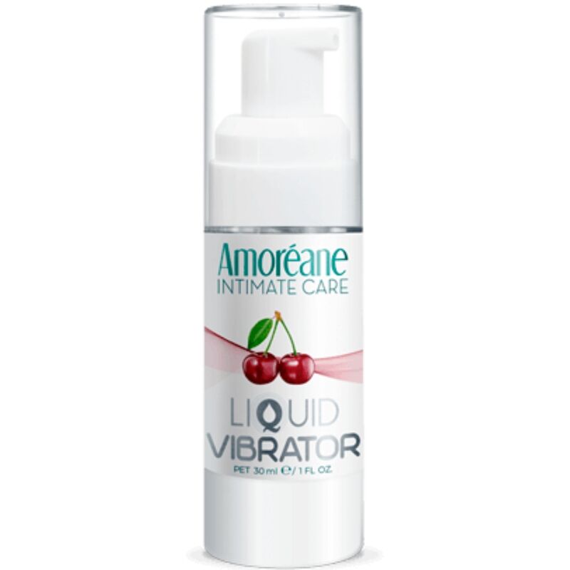 Vibrační gel pro orální sex s třešní pro intenzivní mravenčení AMOREANE