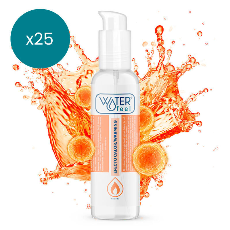 Hřejivý lubrikační gel 150 ml pro smyslnou masáž a intimní použití WATERFEEL
