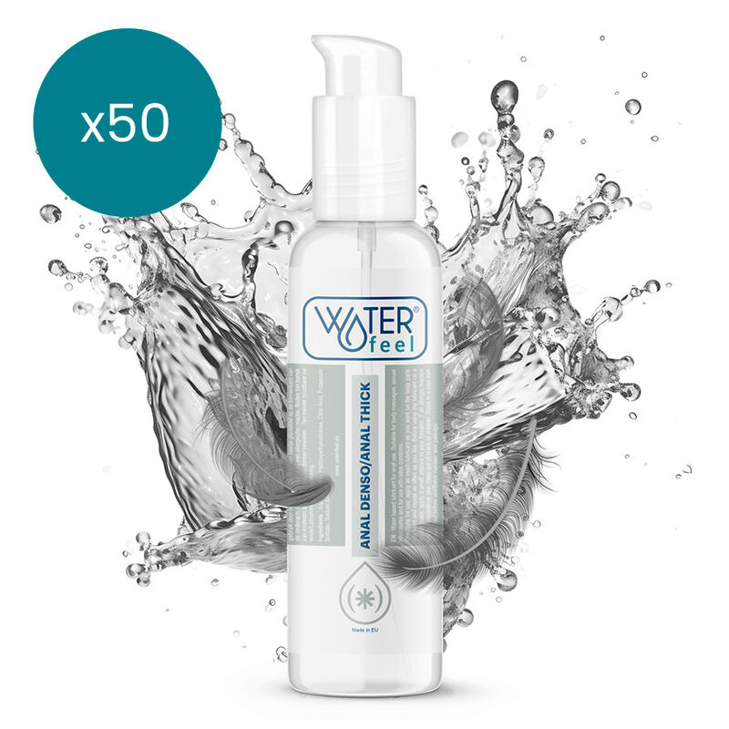 Anální lubrikační gel na vodní bázi 150 ml pro jemné klouzání a šetrný k pokožce WATERFEEL