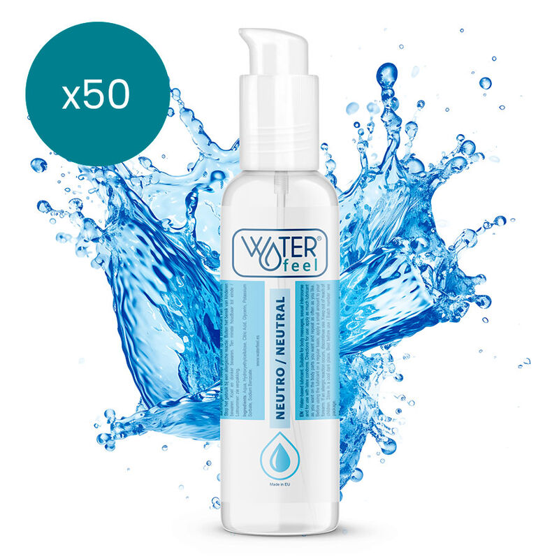 Lubrikační gel na vodní bázi 150 ml, hedvábně jemný a bez vůně pro citlivou pokožku WATERFEEL