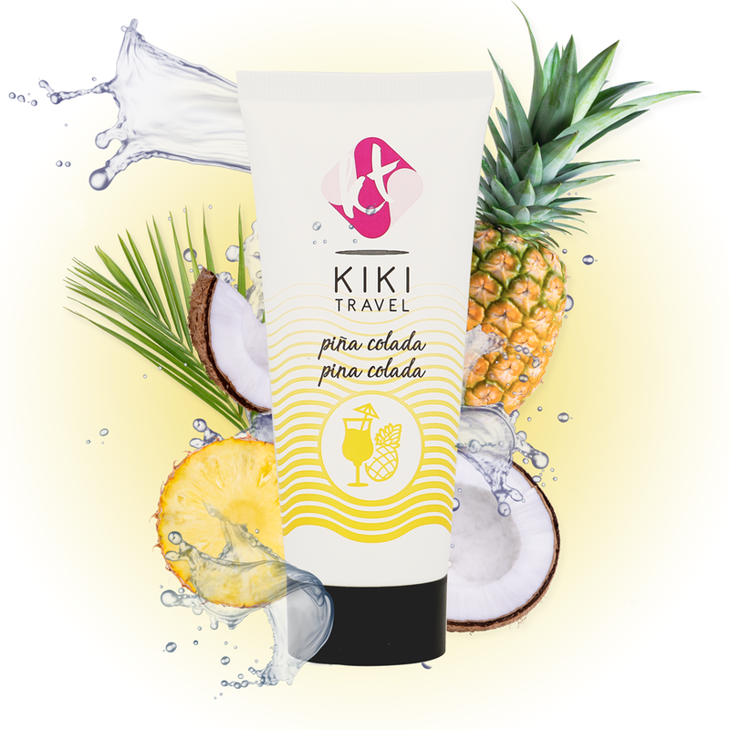KIKÍ Travel lubrikační gel s příchutí piña colady, 50 ml