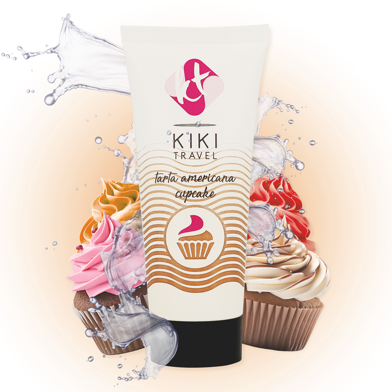 KIKÍ TRAVEL Cupcake lubrikační gel s příchutí, 50 ml
